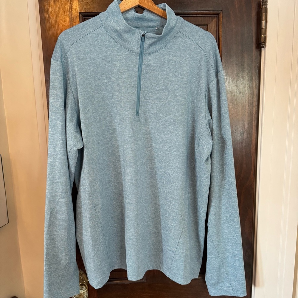 Walter Hagen Blue Quarter-Zip Pullover